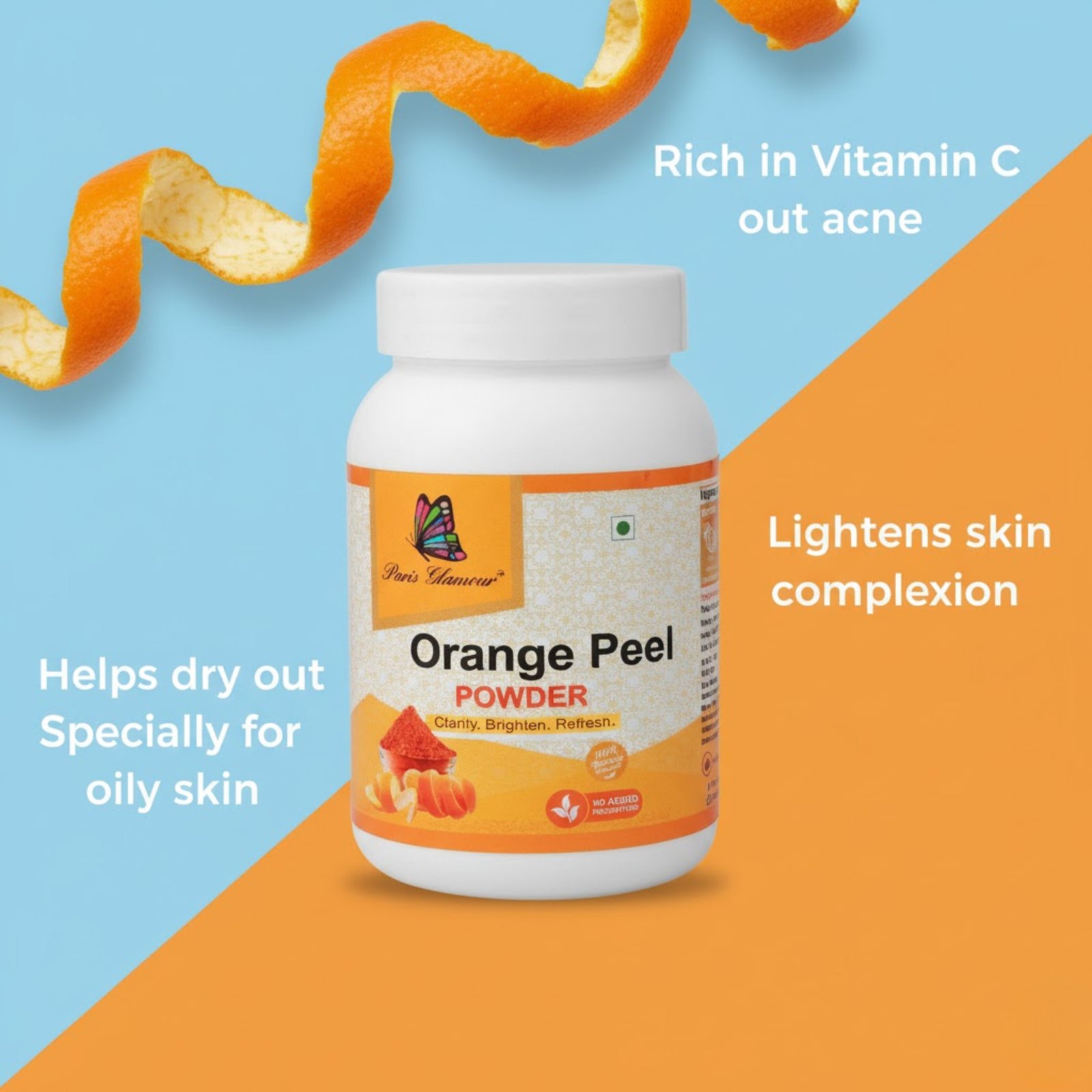Orange Peel Powder for Bright & Glowing Skin - Image 3