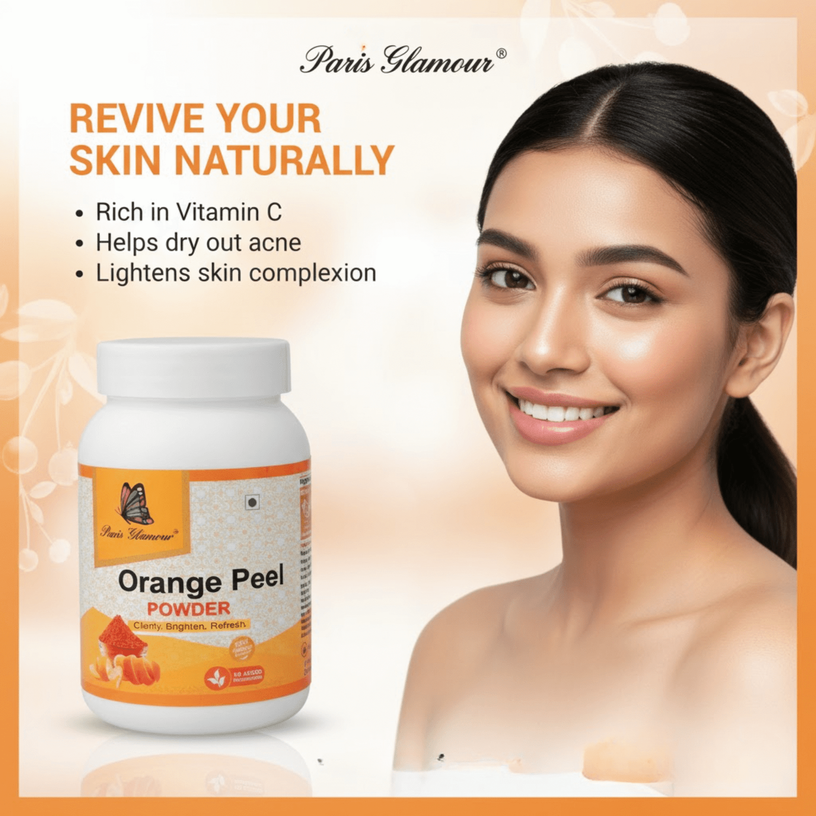 Orange Peel Powder for Bright & Glowing Skin - Image 2