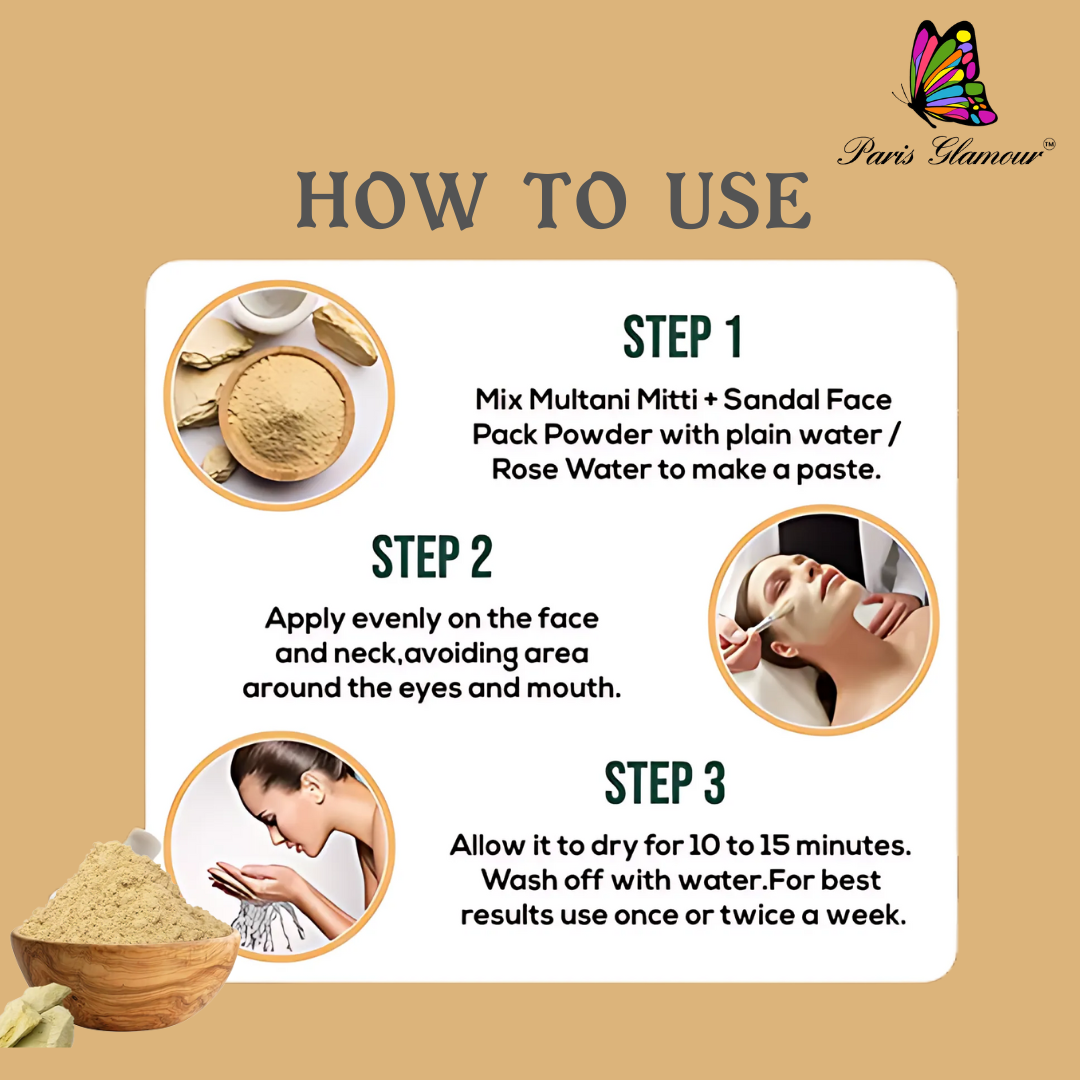 Multani Mitti Powder for Clear Glowing Skin - Image 2
