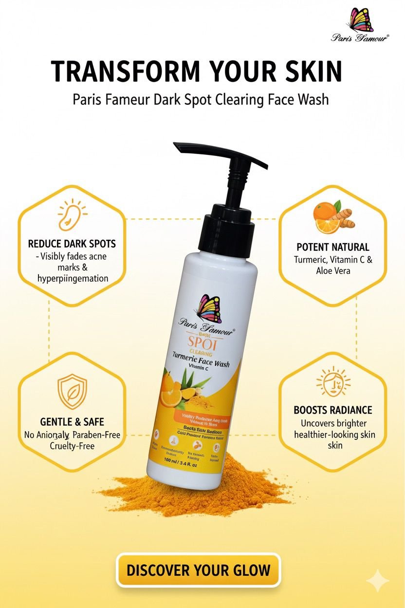 Turmeric Face Wash for Acne, Tan Removal, - Image 3