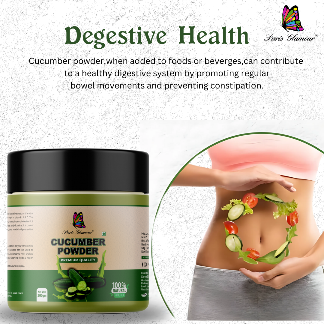 Cucumber Powder for Refreshing Glowing Skin(200gm) - Image 2