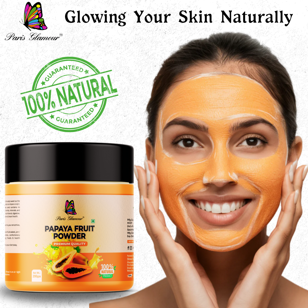 Papaya Fruit Powder for Skin, Hair & Health(200gm) - Image 2