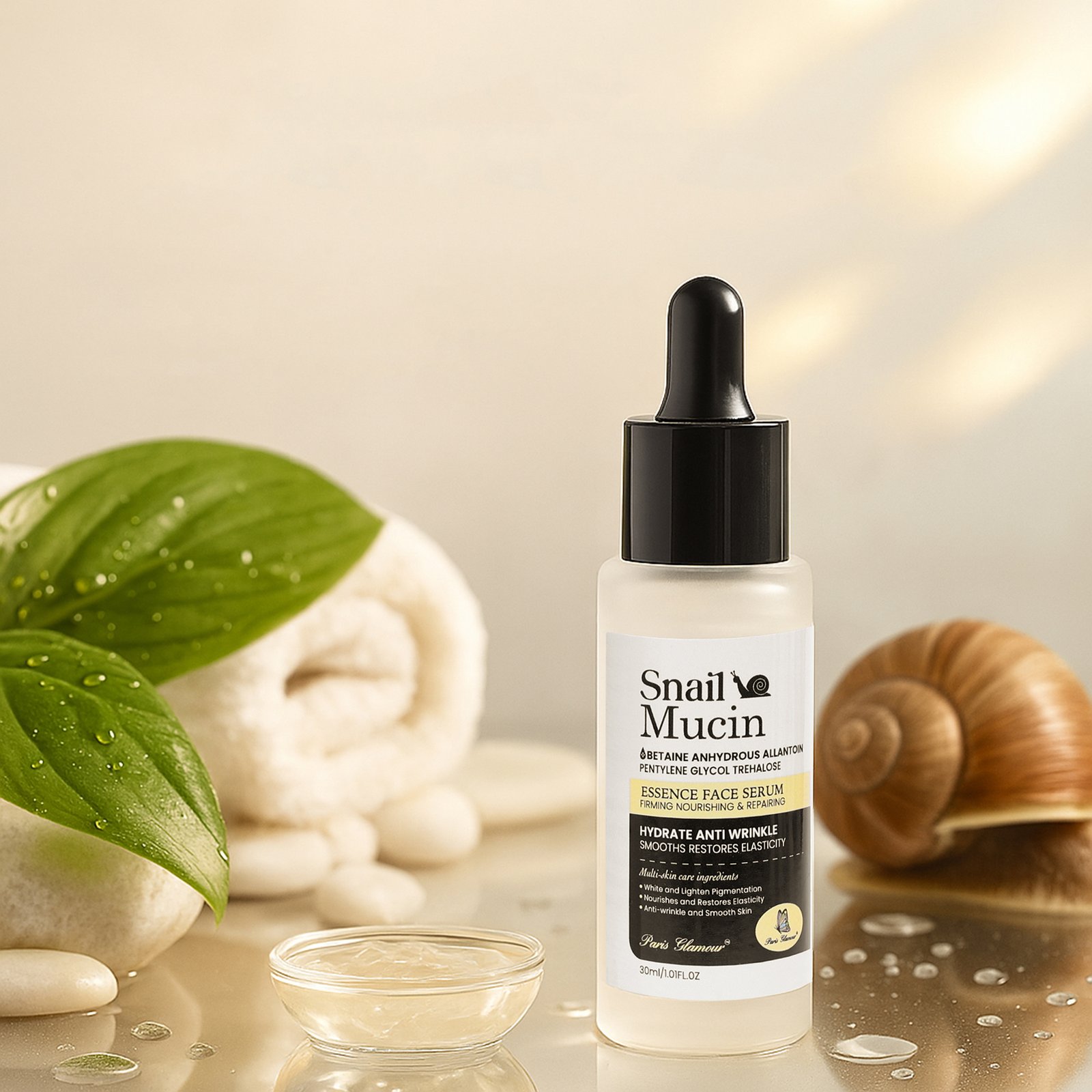 Snail Mucin serum Hydrating Glow Moisturizer - Image 5