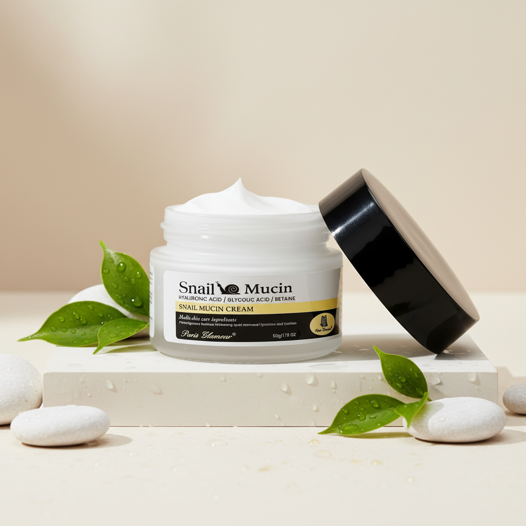 Snail Mucin Cream for Hydration & Glow