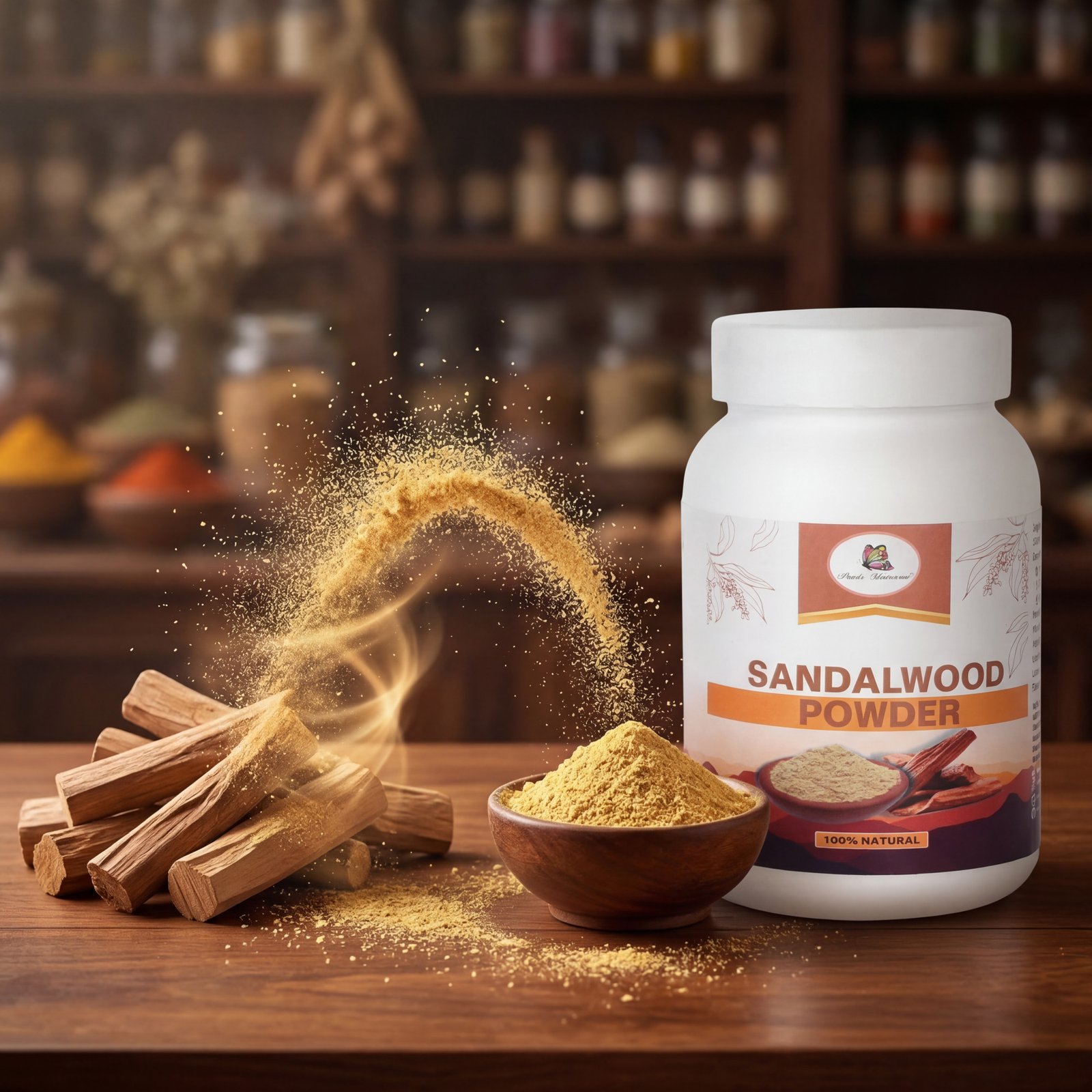 Sandalwood Powder 100gm |Herbal Skin Care Powder for Glowing, Smooth & Clear Skin - Image 5