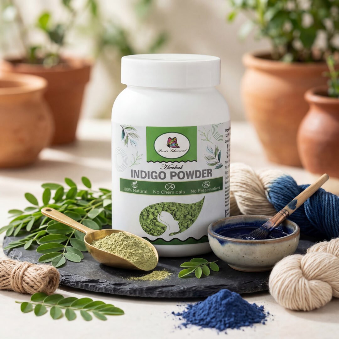 Indigo Powder 100gm | Herbal Hair Color for Black Hair & Grey Coverage