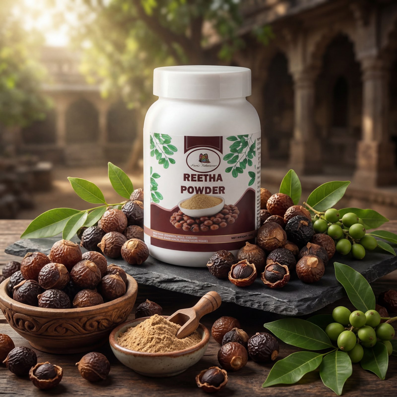 Reetha Powder 100gm | Herbal Hair Cleanser for Strong, Soft & Shiny Hair